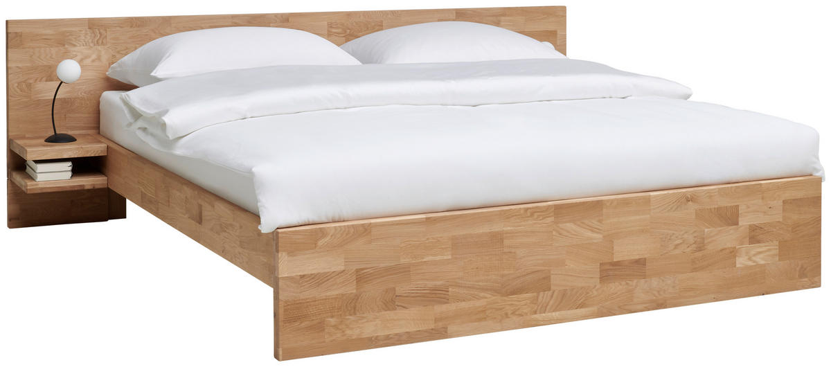 BETT 200/200 cm  in Wildeiche  - Wildeiche, Natur, Holz (200/200cm) - MID.YOU