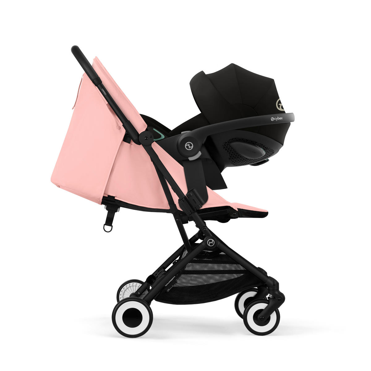 BUGGY Orfeo  - Schwarz/Rosa, Basics, Textil (77/52/102cm) - cybex GOLD