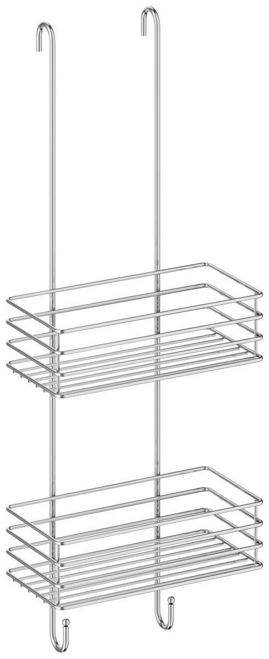 DUSCHKORB - Chromfarben, Basics, Metall (25/71,5/12cm)