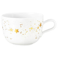 ŠALICA ZA CAPPUCCINO - bijela/zlatne boje, Design, keramika (0,38l) - Seltmann Weiden