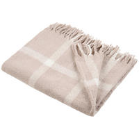 Pătură 150/200 cm  - alb/bej, Basics, textil (150/200cm) - Novel