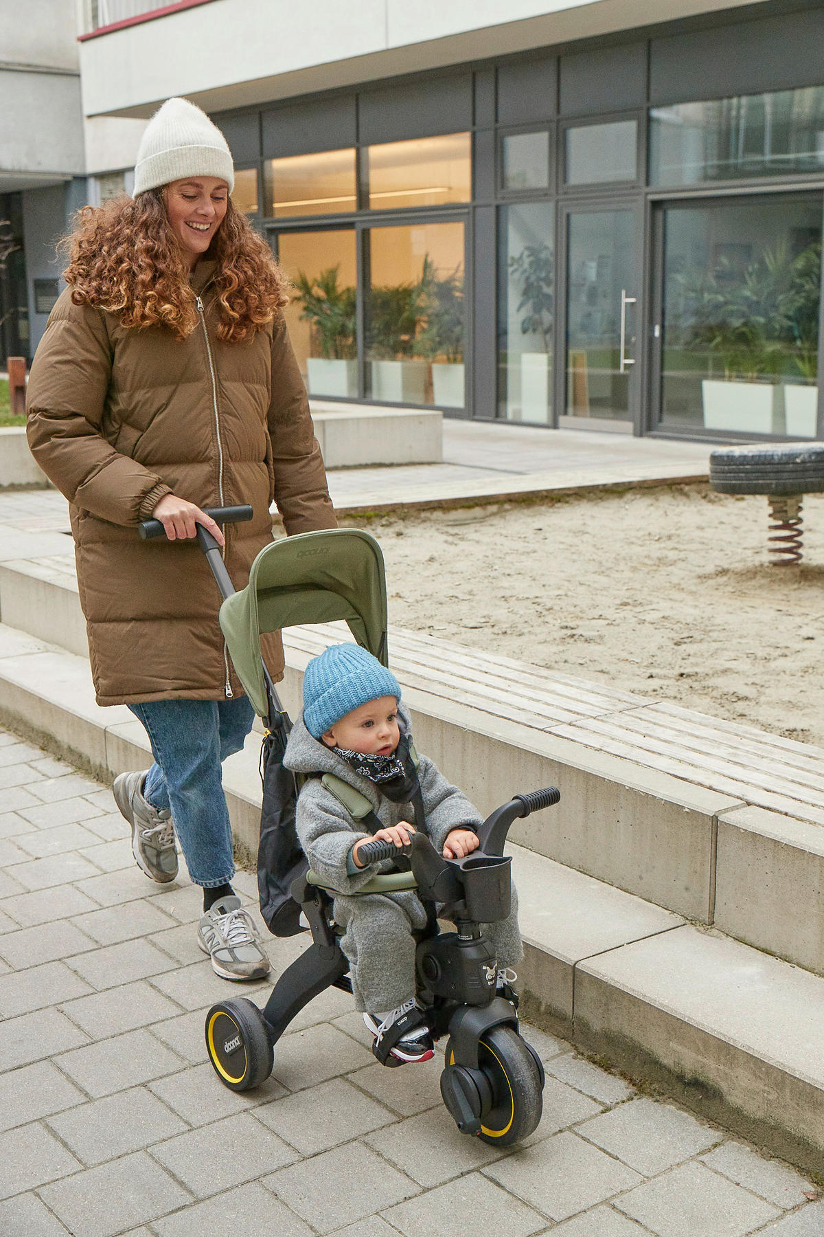 DREIRAD Liki Trike S3  - Schwarz/Grün, Trend, Kunststoff/Metall (33,9/33,9/25,1cm) - Doona