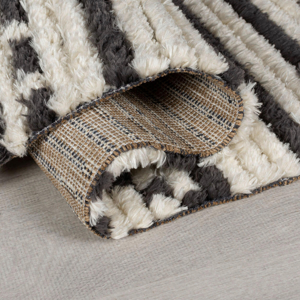 BERBERTEPPICH 120/170 cm Domino Creme  - Creme, KONVENTIONELL, Textil (120/170cm) - Xora