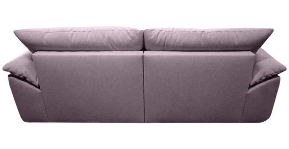 BIGSOFA Webstoff Flieder  - Flieder/Schwarz, KONVENTIONELL, Kunststoff/Textil (243/90,5/130cm) - Ambia Home