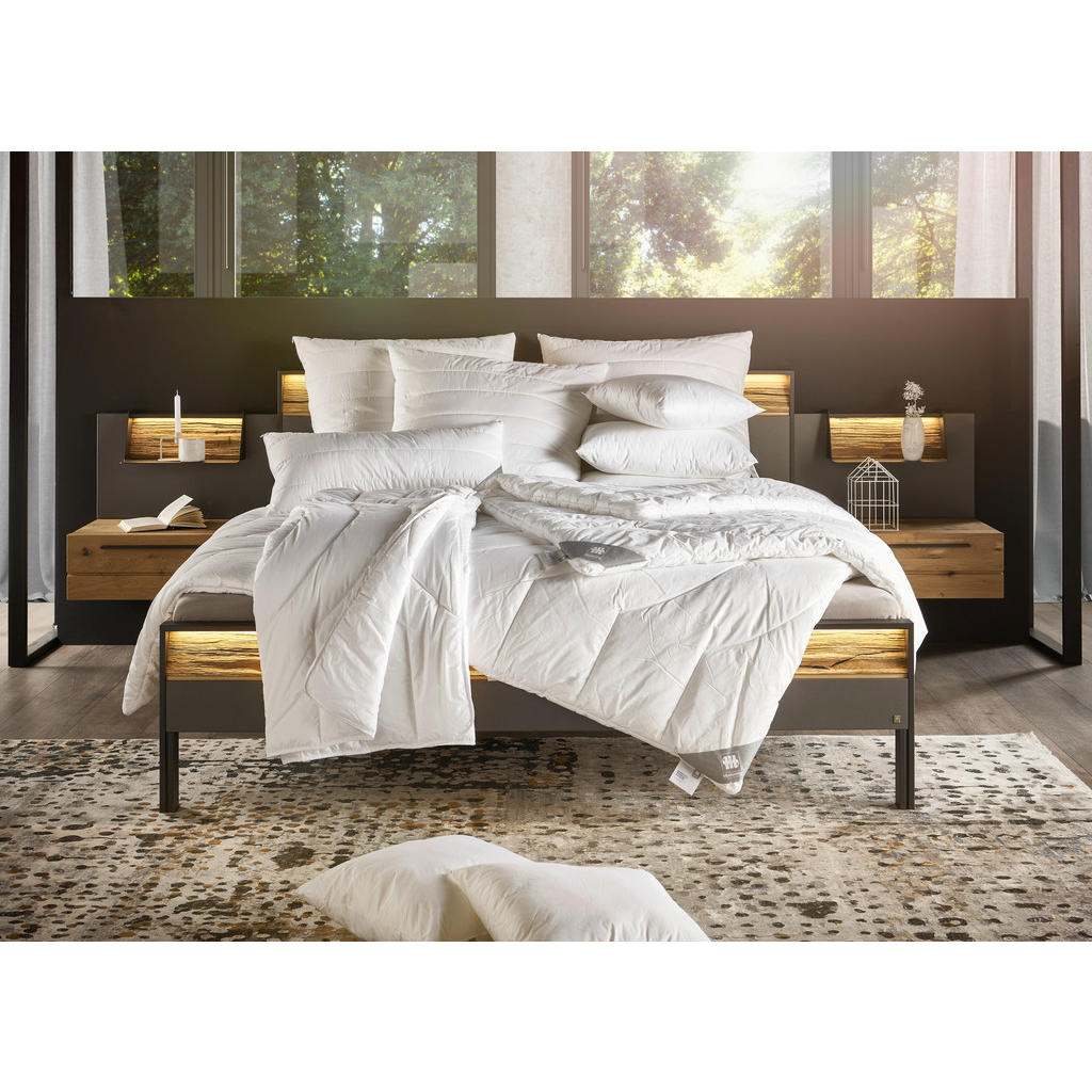 Thumbnail - Musterring 3-Kammer-Kissen Moonz, Weiß, Textil, Füllung: Hohlfaser, 80x80 cm, Oeko-Tex® Standard 100, formstabil, perfek...