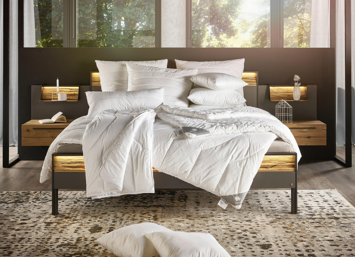 WINTERDECKE 155/220 cm Moonz  - Weiß, Basics, Textil (155/220cm) - Musterring