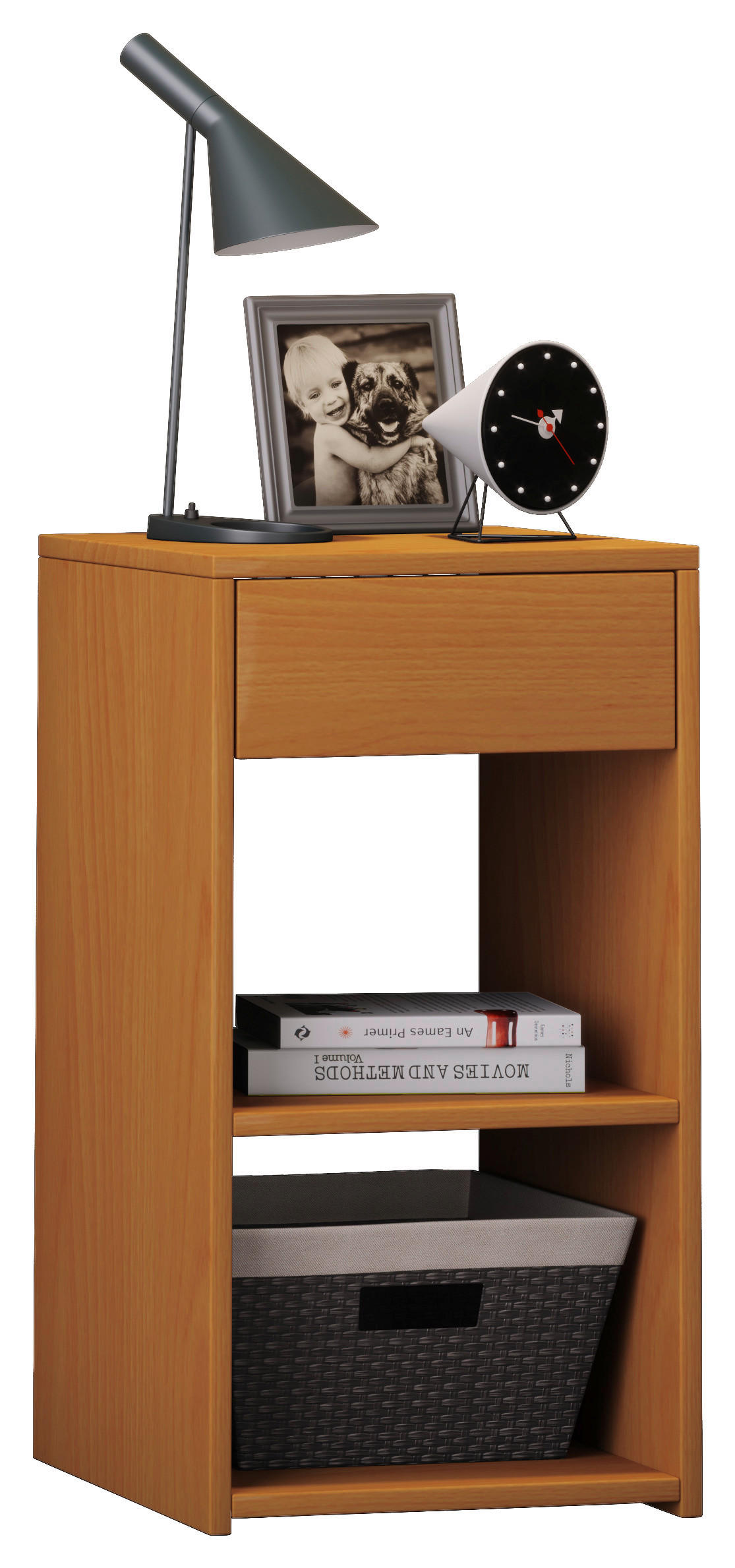 NACHTSCHRANK 35/65/35 cm  - Buchefarben, KONVENTIONELL, Holzwerkstoff (35/65/35cm) - MID.YOU