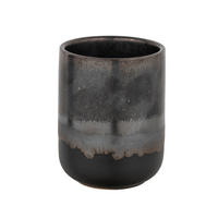 ZAHNPUTZBECHER Keramik  - Dunkelgrau/Grau, KONVENTIONELL, Keramik (8/10/8cm) - Schöner Wohnen