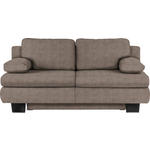 SCHLAFSOFA Macy in Flachgewebe Taupe  - Taupe/Wengefarben, KONVENTIONELL, Holz/Textil (203/94/100cm) - Novel