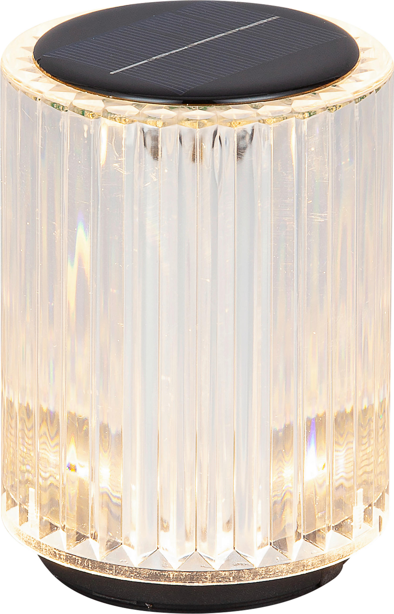 SOLCELLSLAMPA 8,5/12 cm   - svart/transparent, Lifestyle, plast (8,5/12cm) - Ambia Garden