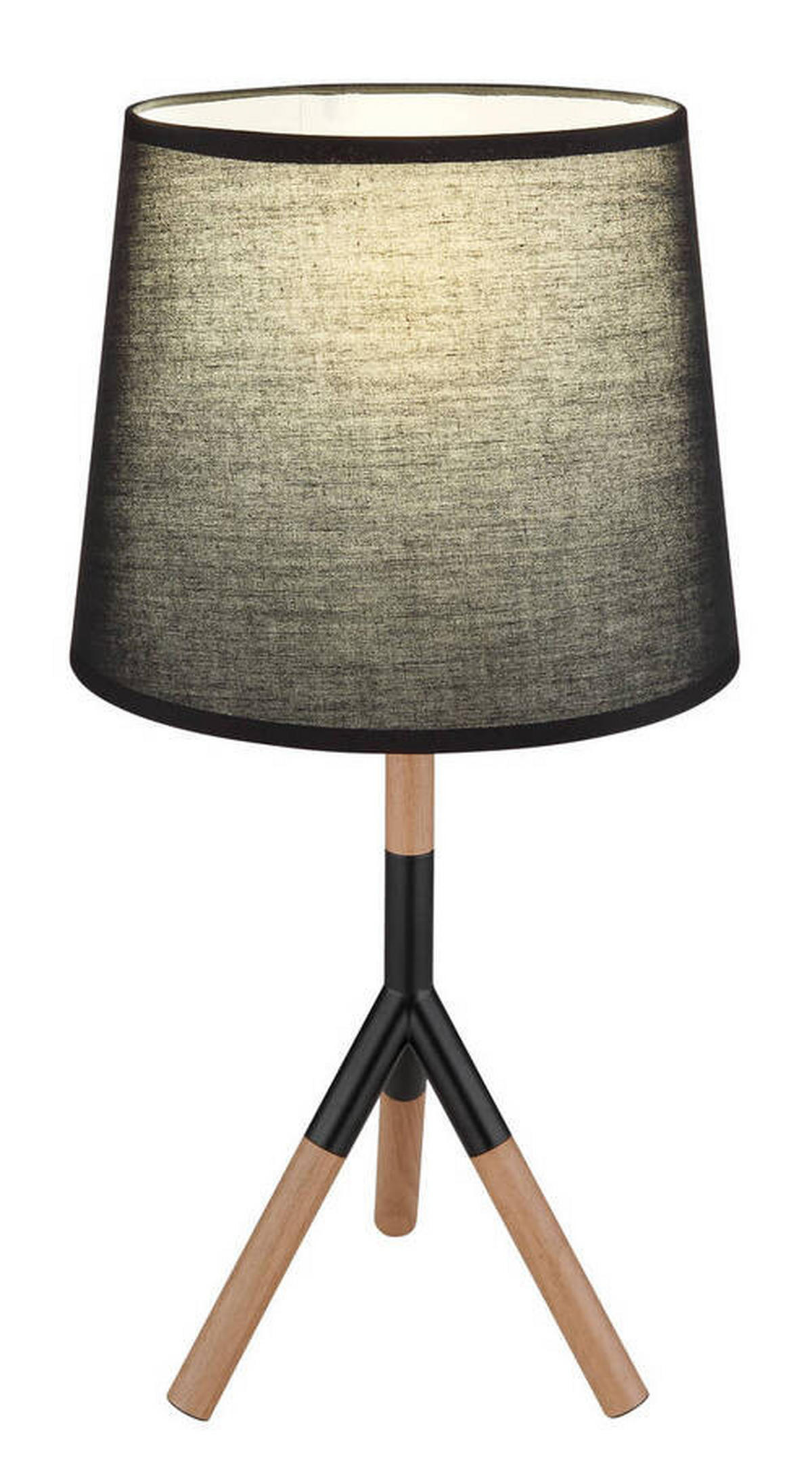 NAMIZNA SVETILKA        25/45 cm       - črna/naravne barve, Basics, kovina/tekstil (25/45cm) - Globo