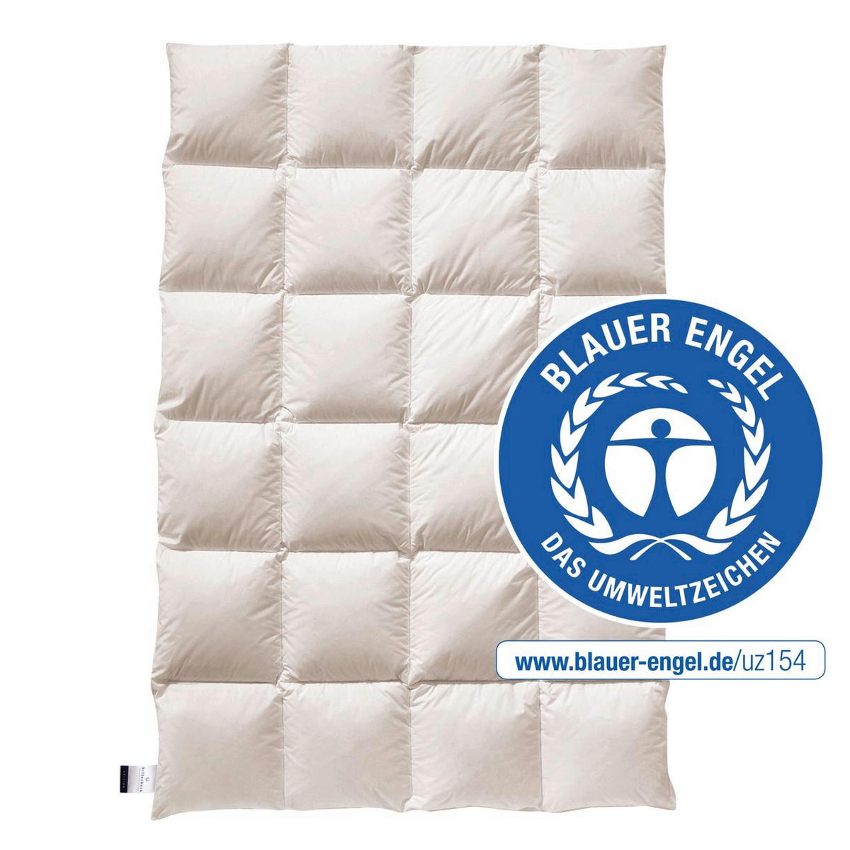 KASSETTENDECKE  Frieda  - Weiß, Basics, Textil (200/200cm) - Billerbeck