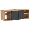 WASCHBECKENUNTERSCHRANK 120/41/47 cm  - Eiche Wotan/Grau, Modern, Holzwerkstoff (120/41/47cm) - Held