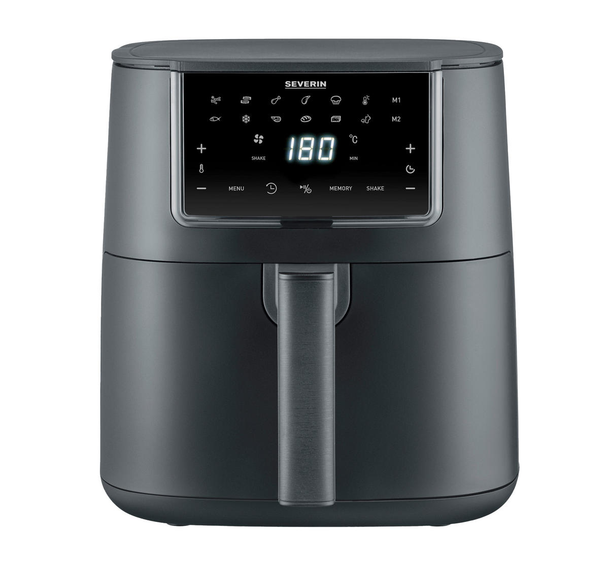 HEIßLUFTFRITTEUSE 7 l  - Schwarz, Trend, Kunststoff (29/31/38,7cm)