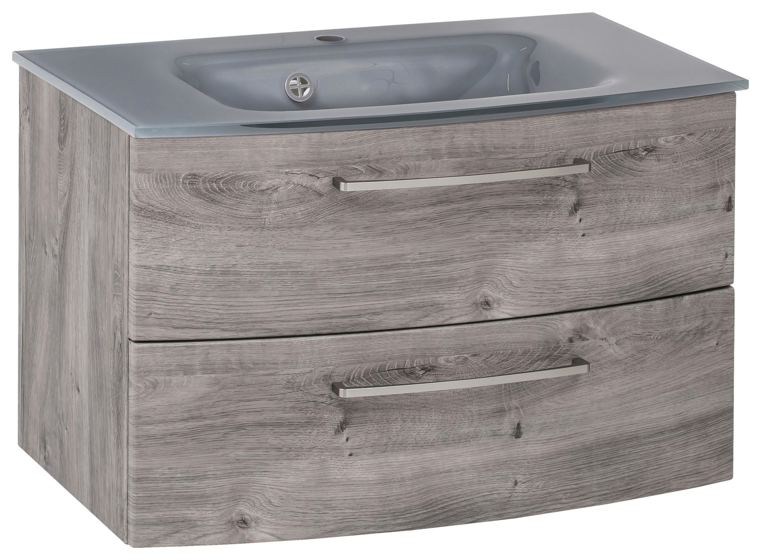 TVÄTTSTÄLL MED KOMMOD 80 cm  - aluminiumfärg/grå, Klassisk, metall/trämaterial (80cm) - Held