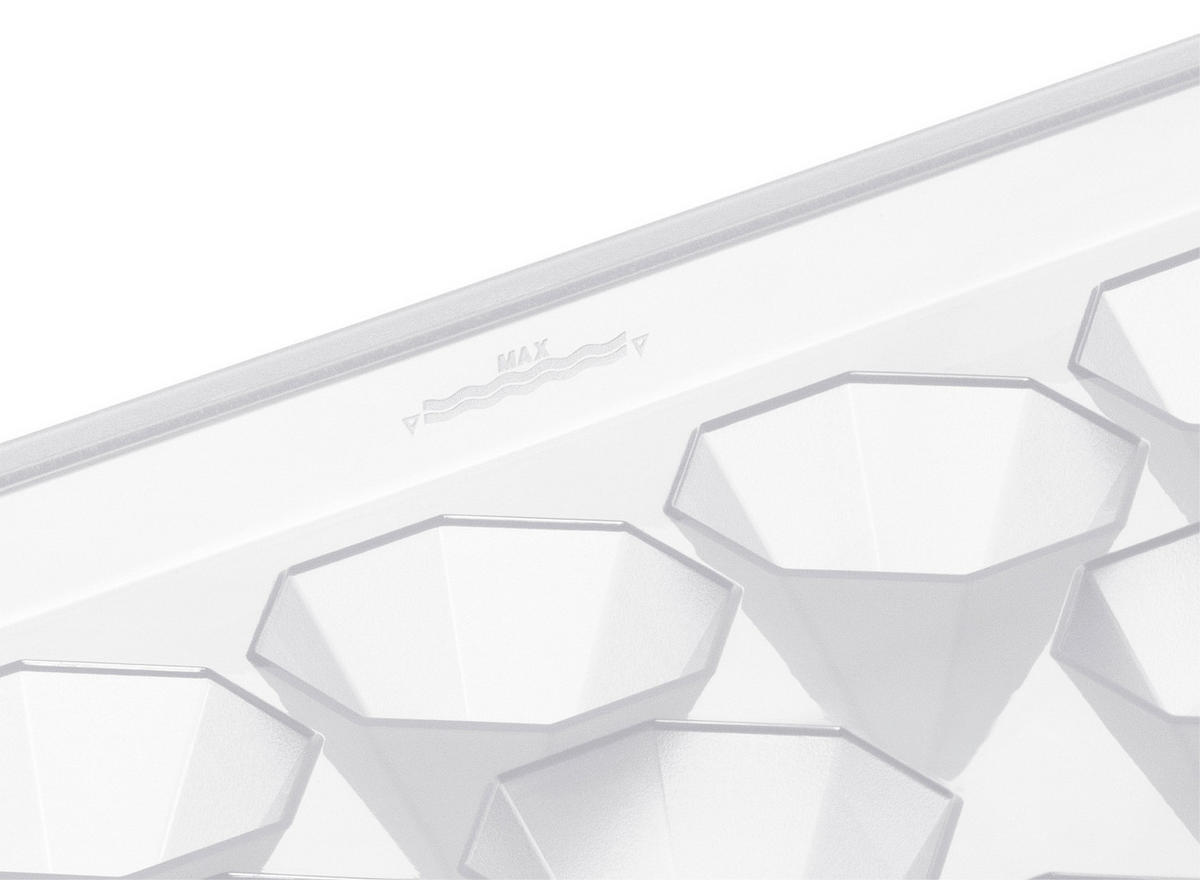 EISWÜRFELFORM - Transparent, Basics, Kunststoff (26,3/12,2/3,5cm) - Rotho