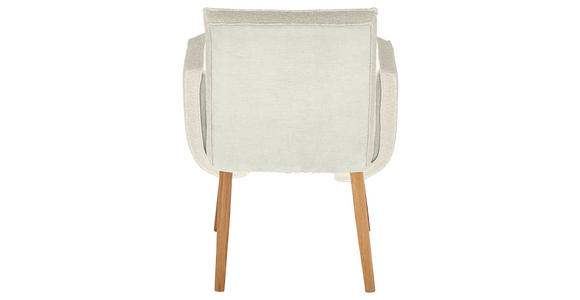 ARMLEHNSTUHL in Webstoff, Mikrofaser - Eichefarben/Beige, Design, Holz/Textil (67/86/67cm) - Linea Natura