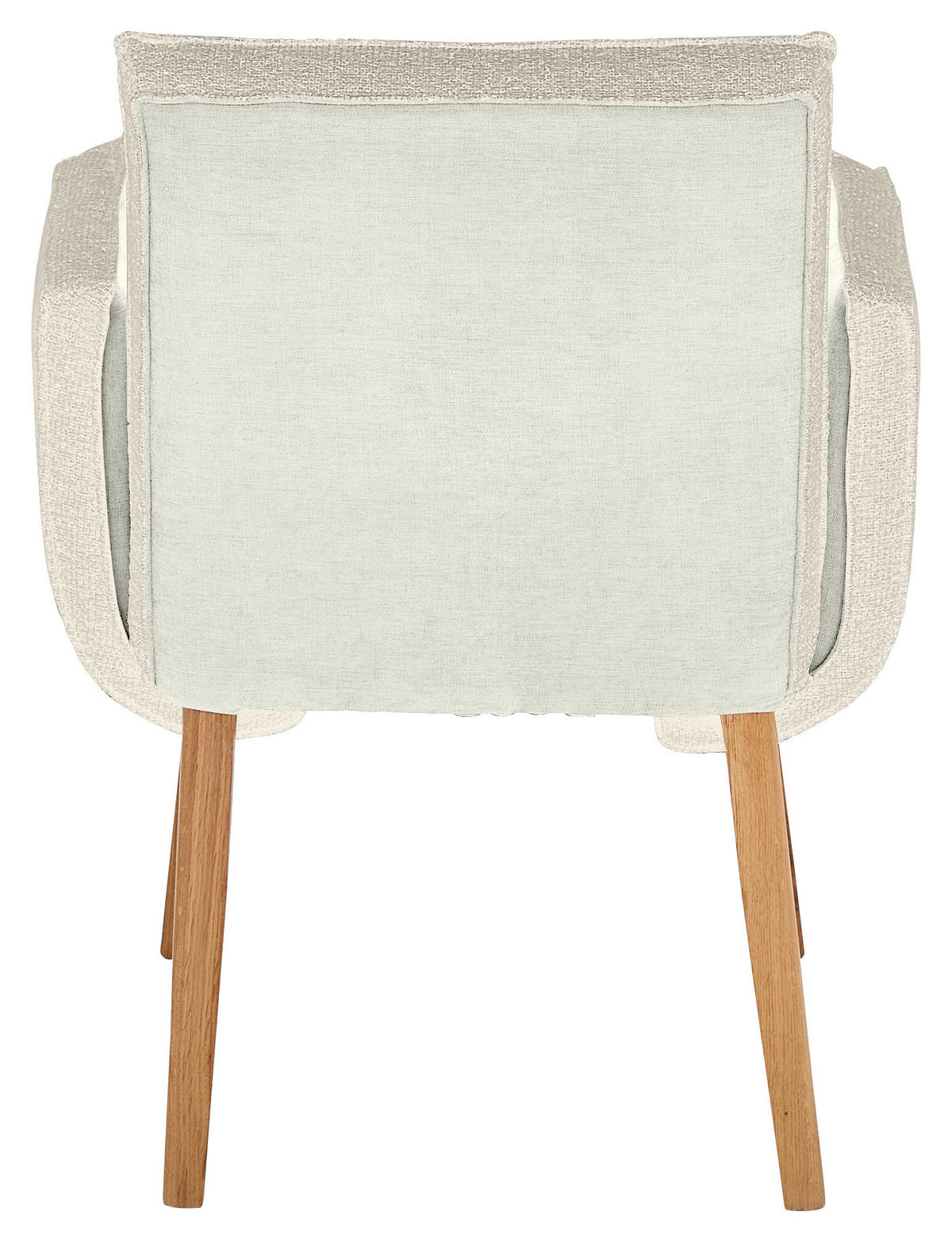 ARMLEHNSTUHL  in Webstoff, Mikrofaser  - Eichefarben/Beige, Design, Holz/Textil (67/86/67cm) - Linea Natura