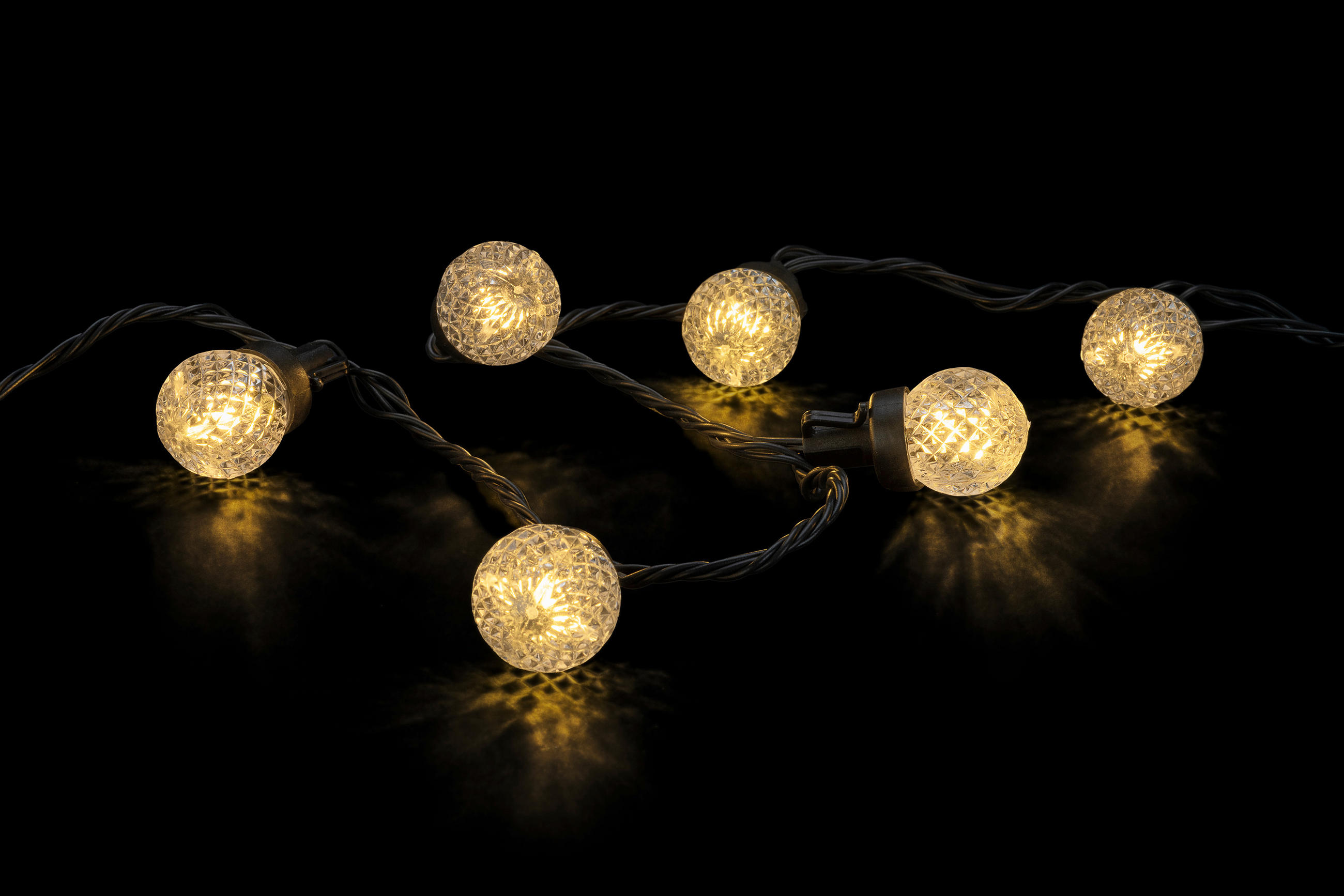 LICHTERVORHANG - Dunkelgrün, Basics, Kunststoff (1000cm)