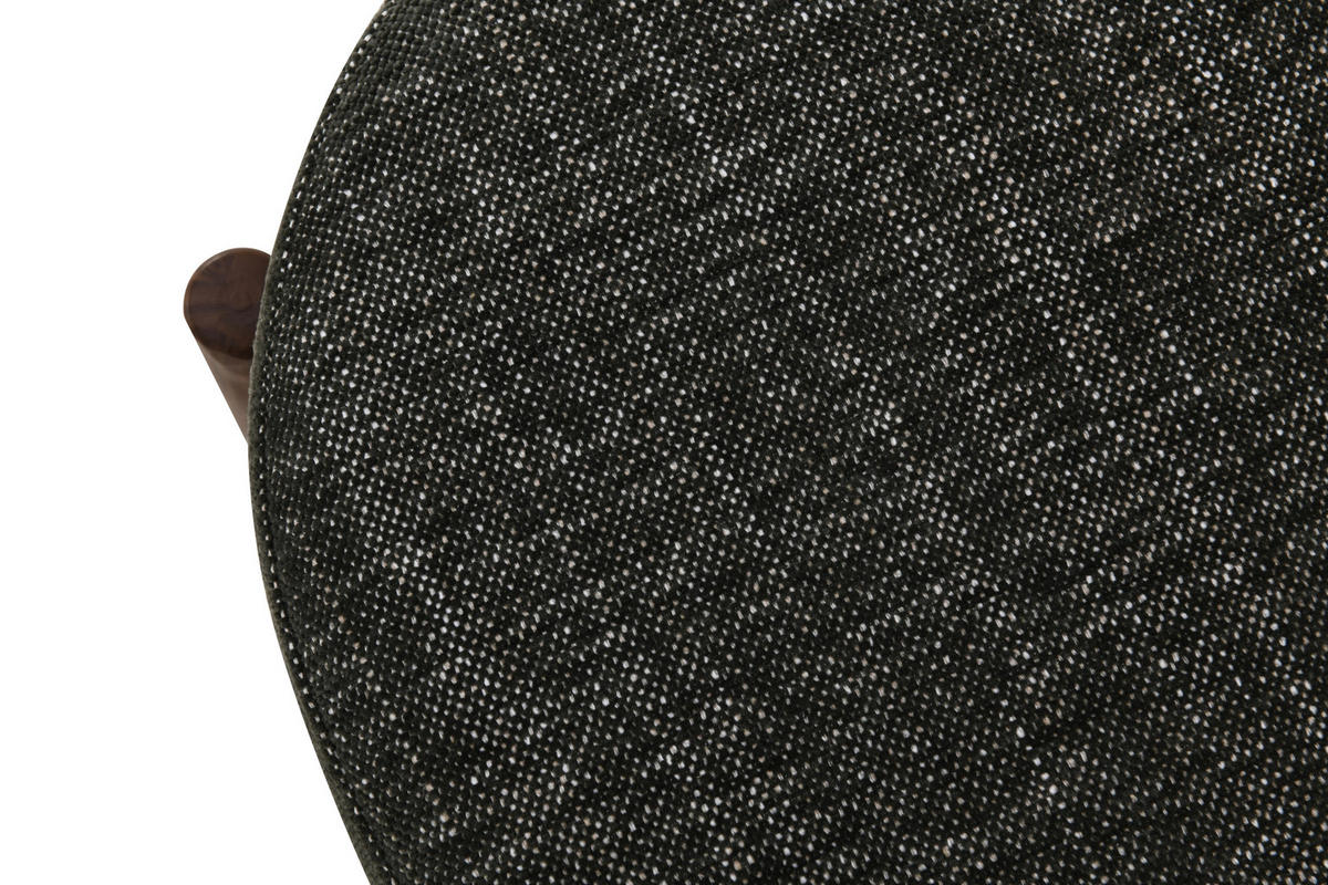 STUHL   Leinenoptik  Grau  - Walnussfarben/Grau, MODERN, Holz/Textil (47/81/50cm) - Livetastic