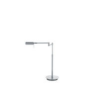 LED-TISCHLEUCHTE   - Nickelfarben, KONVENTIONELL, Kunststoff/Metall (40-60cm) - Hell