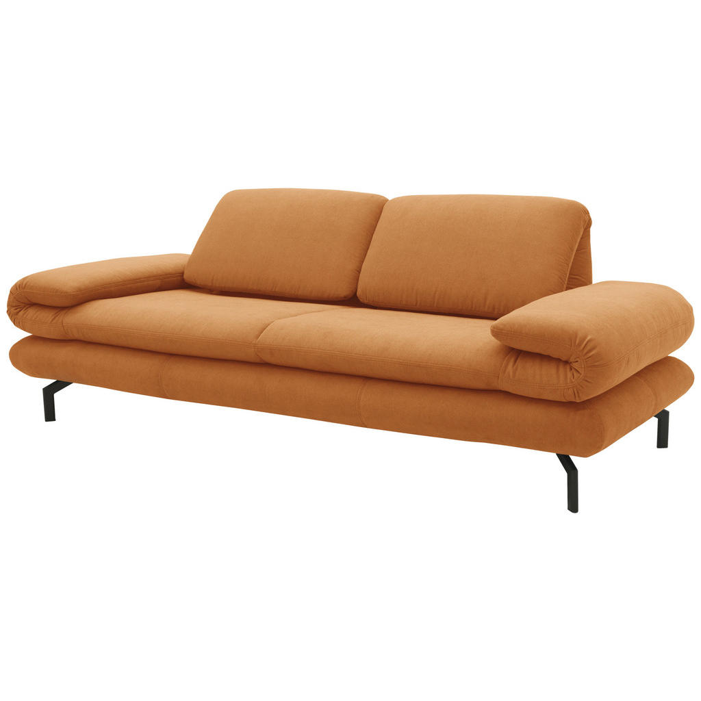 Thumbnail - Looks by W.Joop 2,5-Sitzer Looks Xiii, Honig, Textil, Uni, 224x83x98 cm, Made in EU, FSC Mix, Wohnzimmer, Sofas & Couche...