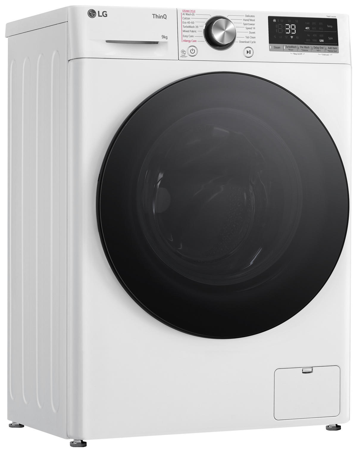 WASCHMASCHINE F2V7SLIM9   - Weiß, Basics, Glas/Kunststoff (60/85/47,5cm) - LG