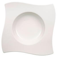 SUPPENTELLER Weiß Fine China New Wave  - Weiß, Basics, Keramik (24/24cm) - Villeroy & Boch