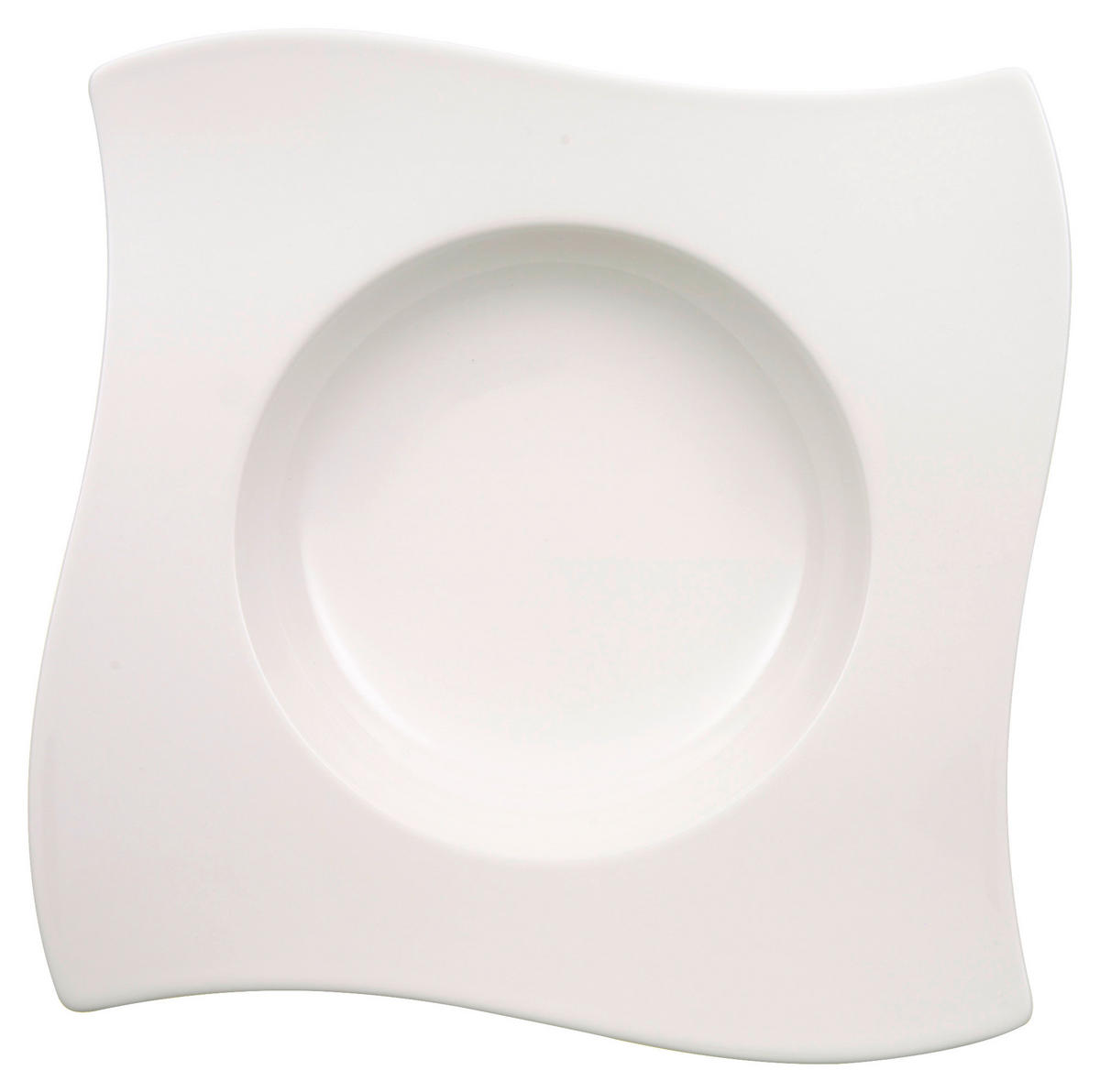 SUPPENTELLER Weiß Fine China New Wave  - Weiß, Basics, Keramik (24/24cm) - Villeroy & Boch