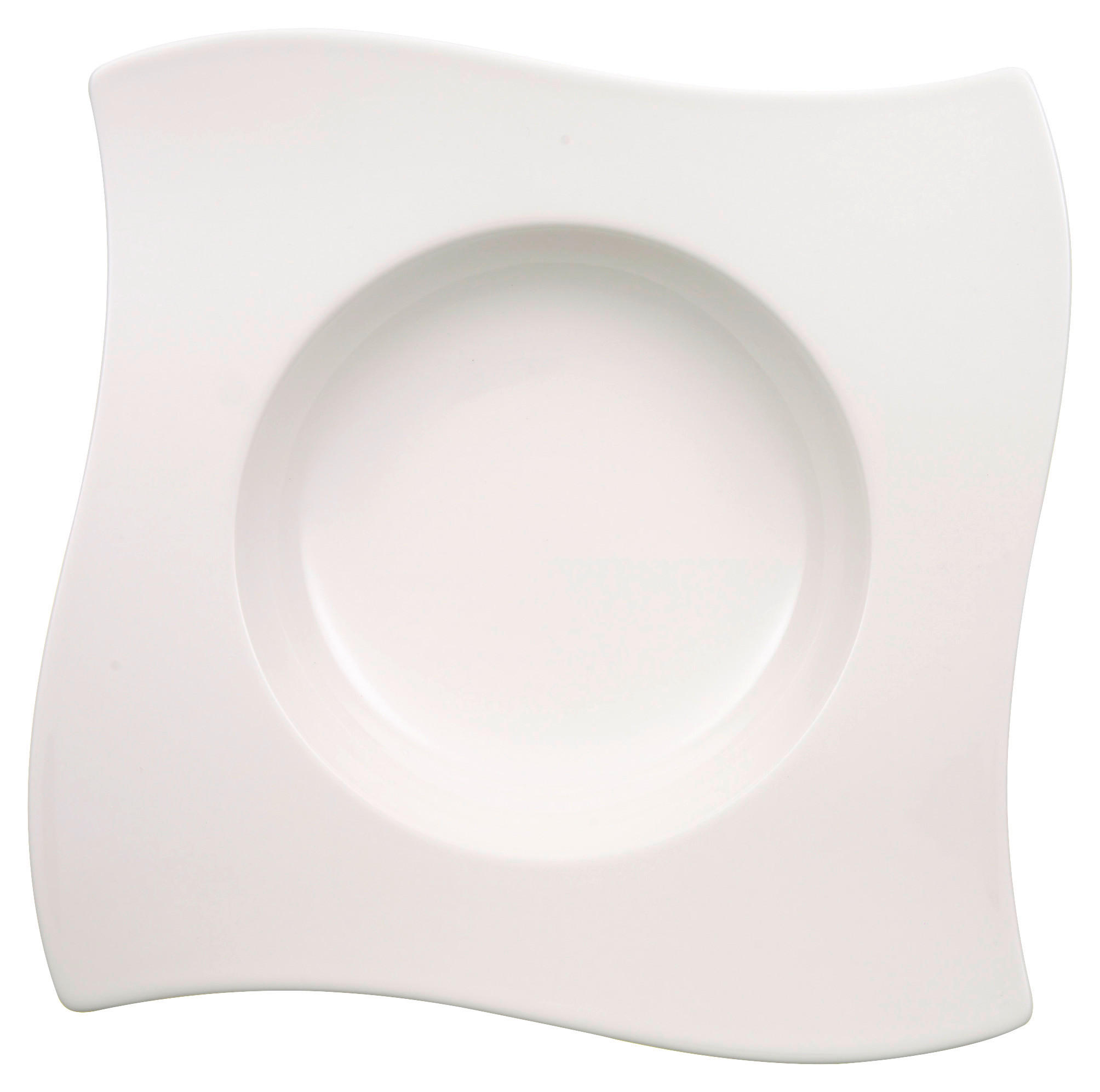 Villeroy & Boch Suppenteller New Wave Weiß 24x24 cm