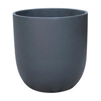 OBAL NA KVETINÁČ keramika, 42/42 cm - tmavosivá, Basics, keramika (42/42cm) - Ambia Home