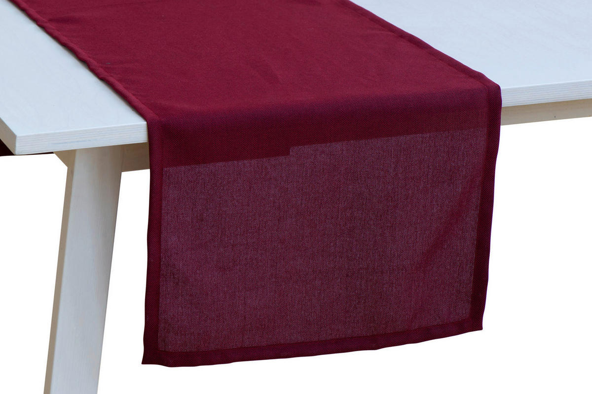 TISCHLÄUFER 50/150 cm  - Rot, Basics, Textil (50/150cm)