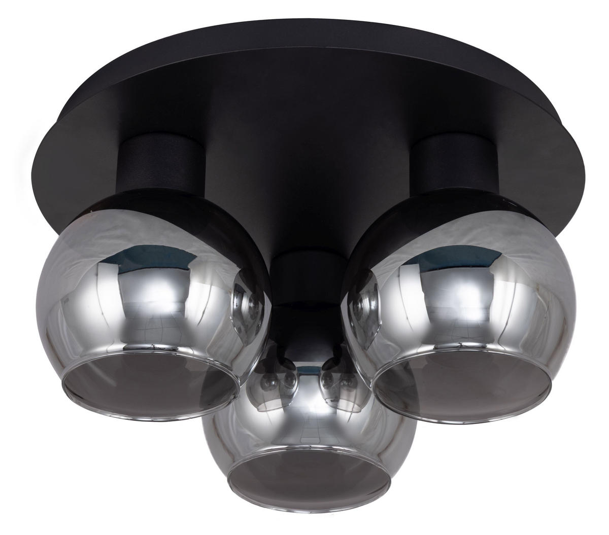 PLAFONJERA  - crna, Trendi, staklo/metal (32/16,5cm) - Novel