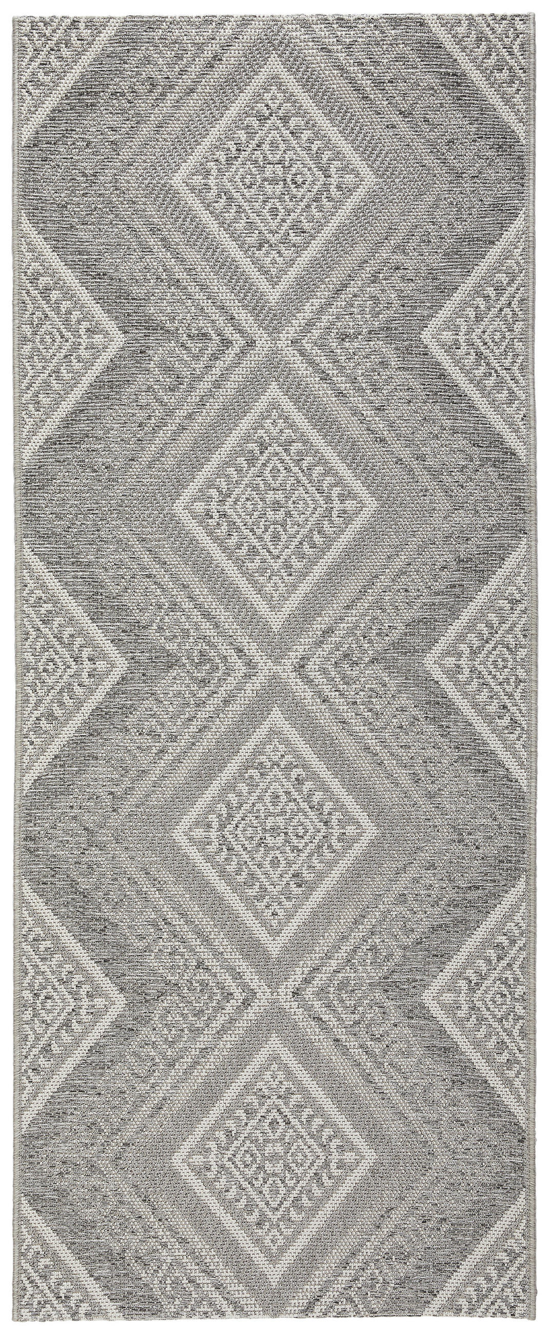 FUTÓSZŐNYEG - szürke, Design, műanyag/textil (80/200cm) - Novel