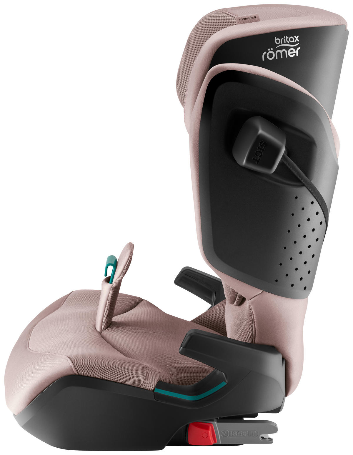 KINDERAUTOSITZ Kidfix Pro  - Altrosa, Basics, Kunststoff/Textil (48/83/42cm) - Britax Römer