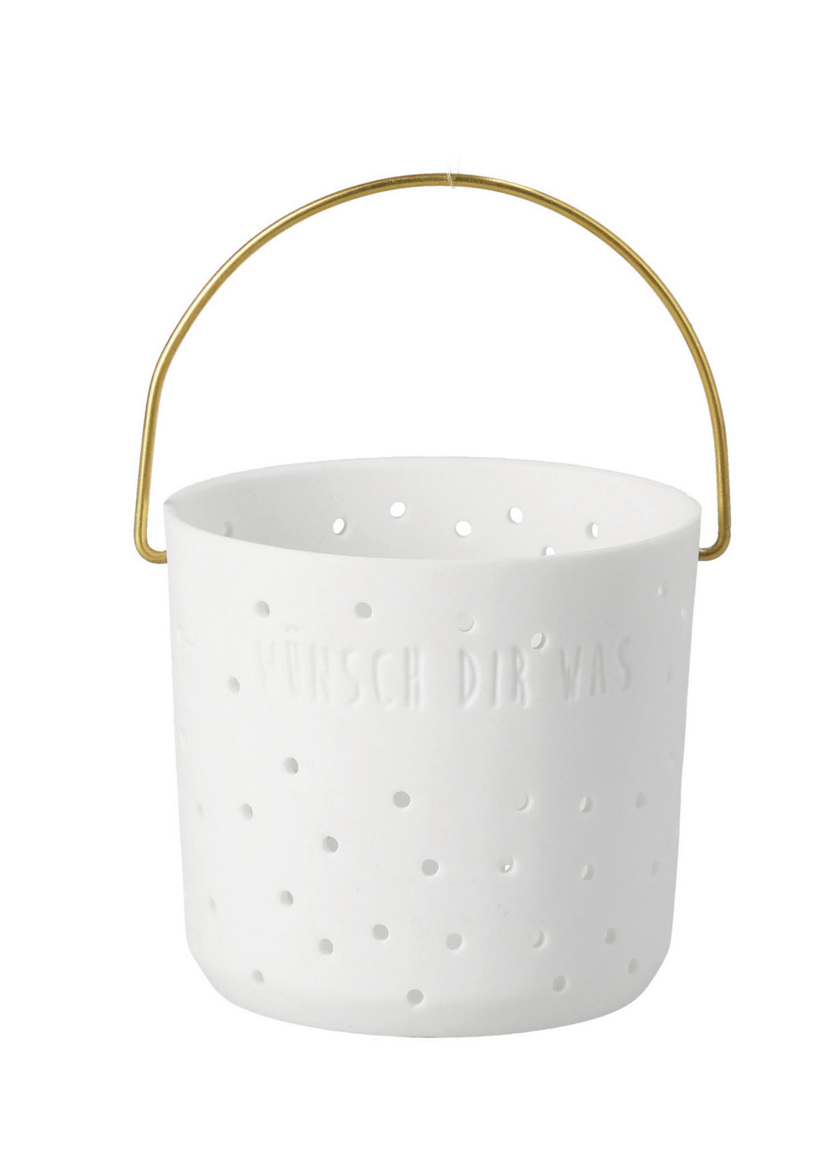 LATERNE - Weiss, Basics, Keramik (6/5,5cm)