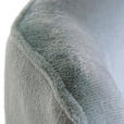 OHRENSESSEL Plüsch Mintgrün  - Schwarz/Hellblau, KONVENTIONELL, Textil/Metall (83/110/92cm) - Carryhome