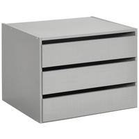 SCHUBKASTENEINSATZ 66/48/54 cm Grau  - Grau, MODERN, Holzwerkstoff (66/48/54cm) - MID.YOU