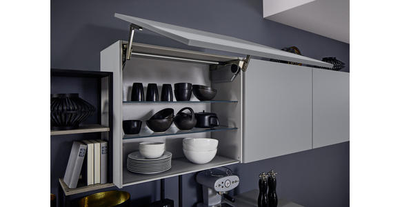 EINBAUKÜCHE - Grau, Design, Holzwerkstoff - Dieter Knoll