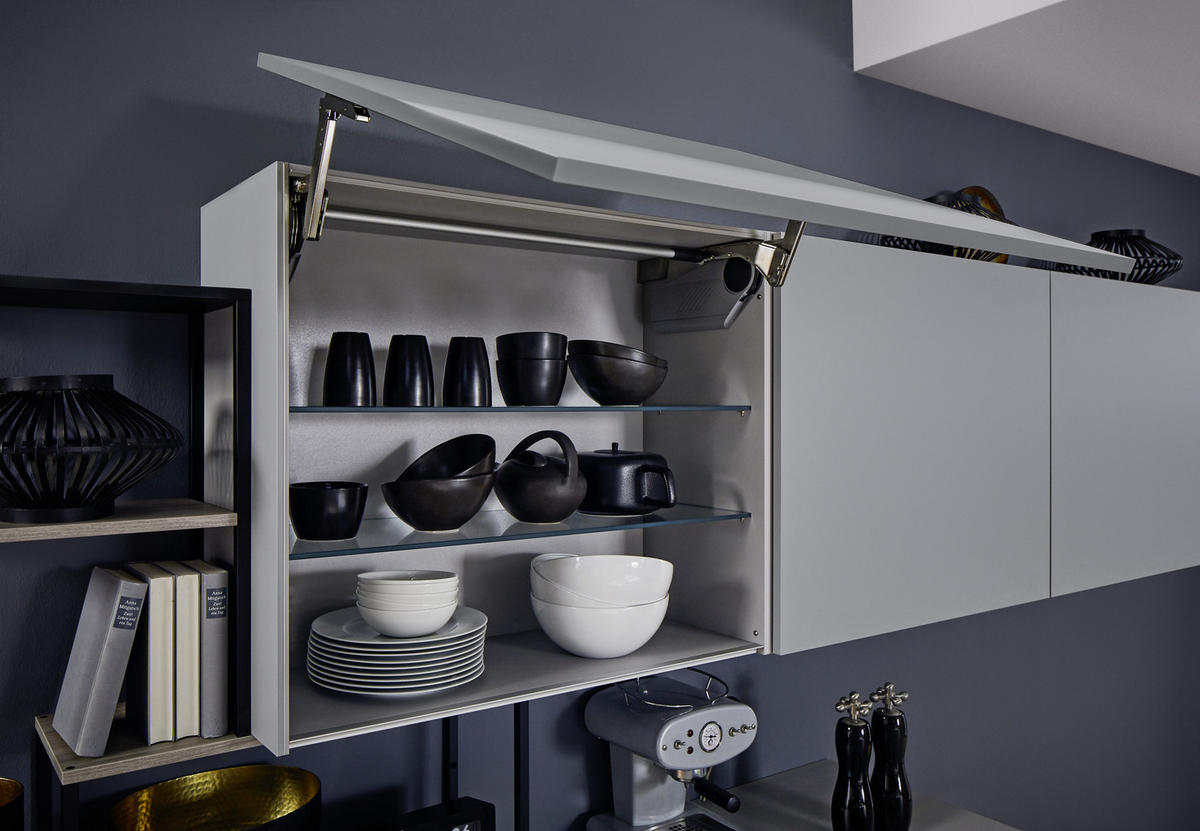 KUCHYNĚ NA MÍRU DK001 - šedá, Design, kompozitní dřevo - Dieter Knoll