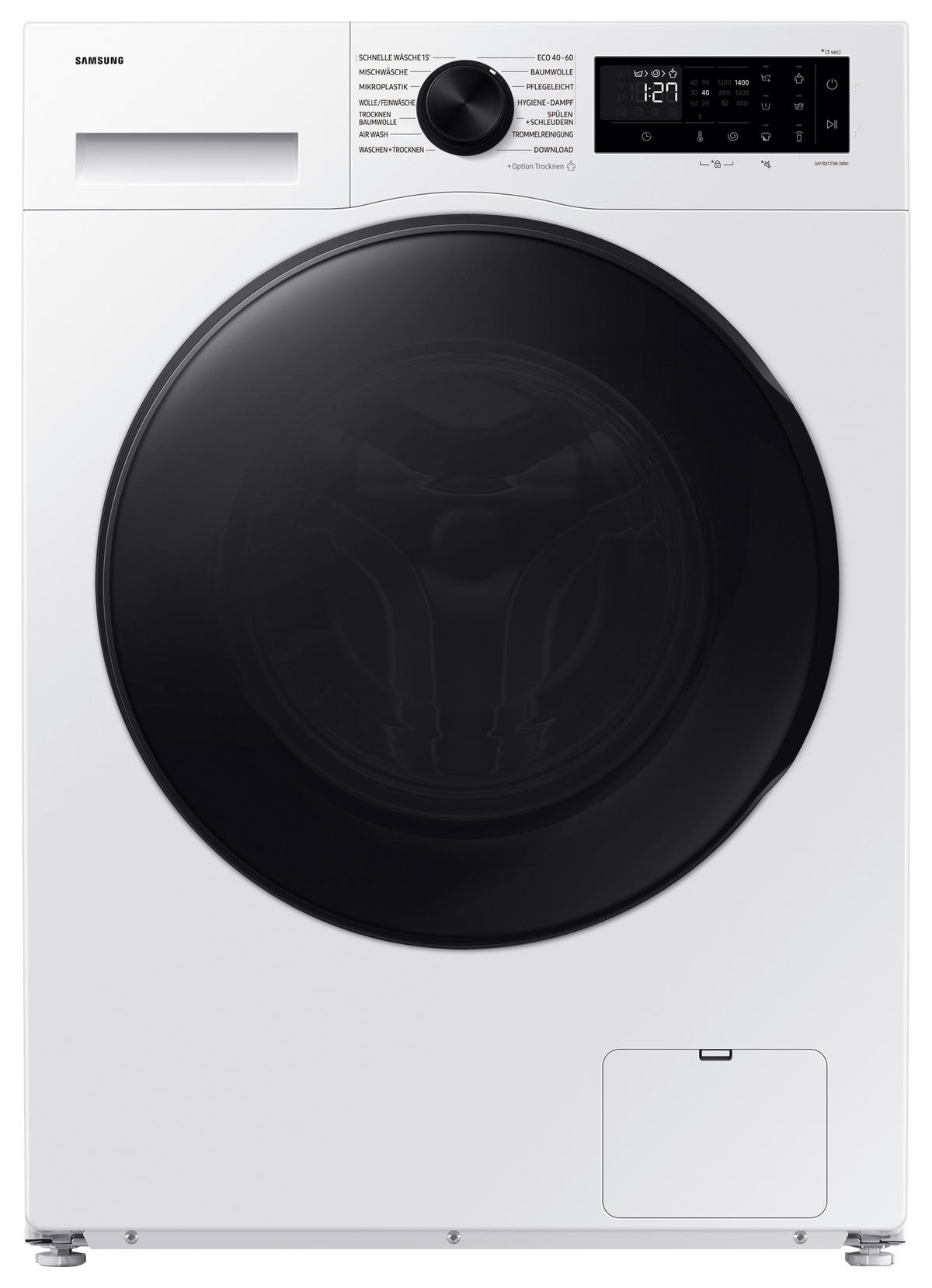 WASCHTROCKNER WD90DG5B15BEEG  - Weiß, Basics, Glas/Kunststoff (60/85/65cm) - Samsung