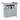 WICKELKOMMODE roba Hamburg Taupe  - Taupe/Silberfarben, Basics, Holzwerkstoff/Kunststoff (87/100/75/40cm) - Roba