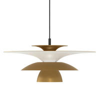 HÄNGELEUCHTE Picasso 50/19,5 cm   - Messingfarben, Design, Metall (50/19,5cm) - Belid