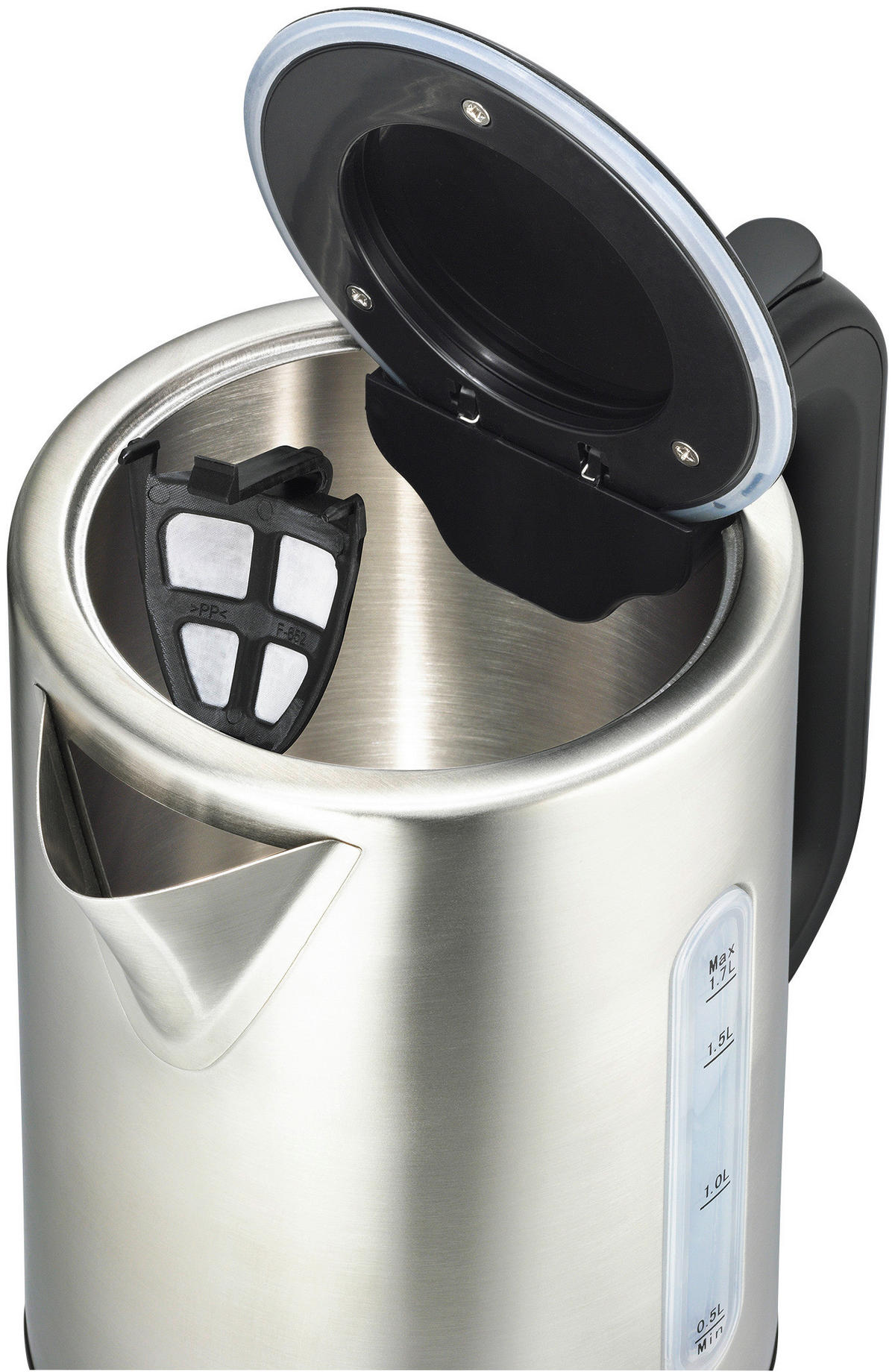 WASSERKOCHER 1,7 l  - Silberfarben, Basics, Metall (26/16/20cm)