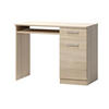 PÍSACÍ STÔL, dub sonoma, 100/75/50 cm - strieborná/dub sonoma, Basics, drevo/plast (100/75/50cm) - Cantus