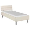 BETT 90/200 cm  in Champagner  - Champagner/Alufarben, Design, Holzwerkstoff/Metall (90/200cm) - Carryhome