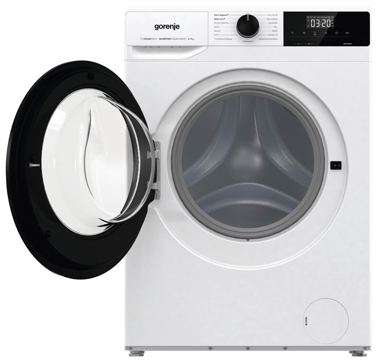 WASCHMASCHINE WNHEI74SAPS  - Weiß, MODERN, Glas/Kunststoff (59,5/85/47cm) - Gorenje