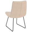 STUHL - Sandfarben/Beige, Design, Textil/Metall (50/90/68cm) - Valnatura