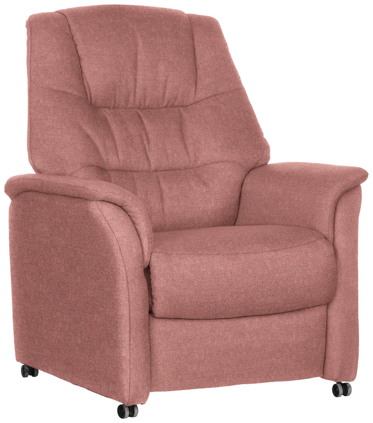 RECLINERFÅTÖLJ i flatväv terrakotta  - terrakotta, Klassisk, textil (85/107/84cm) - Livetastic