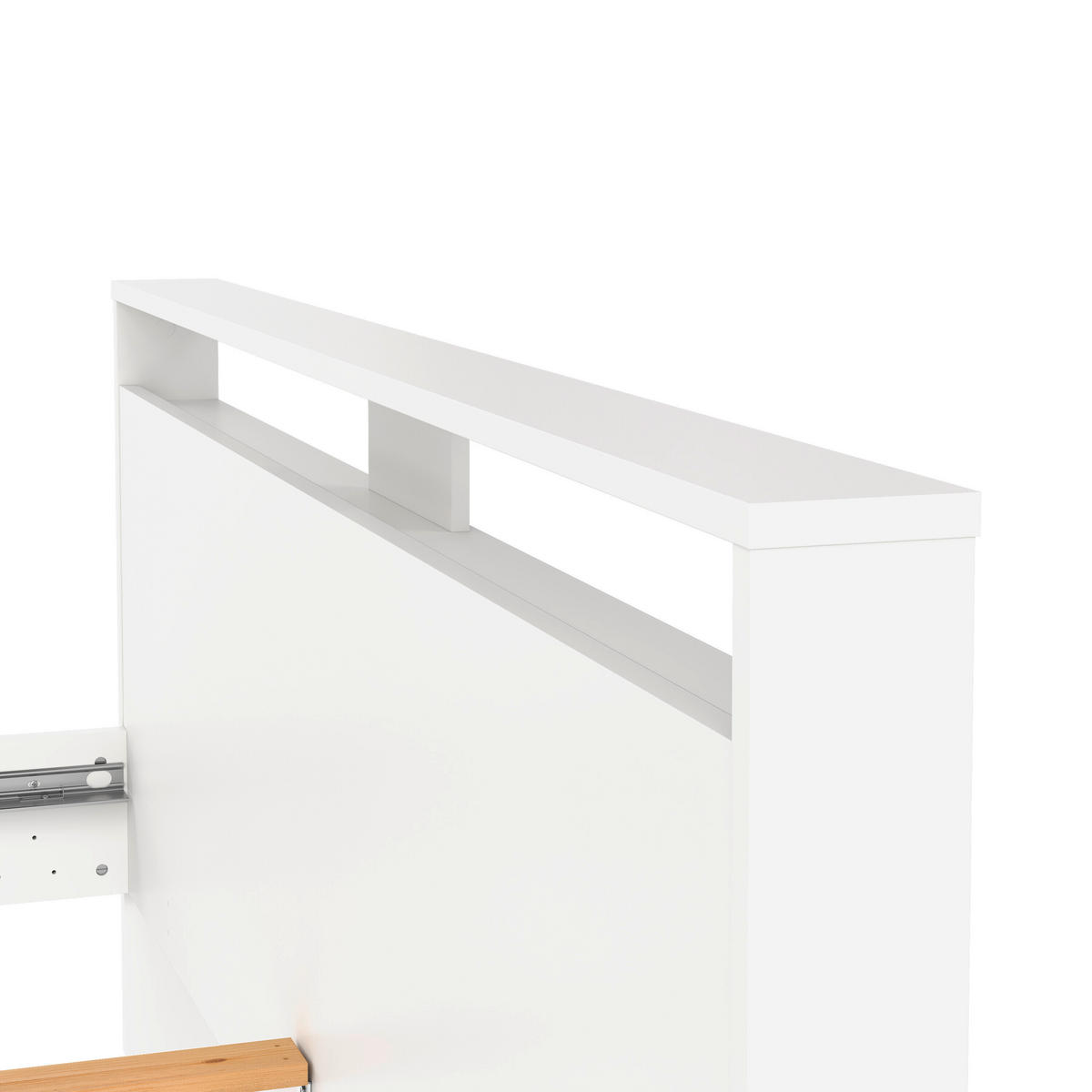 PAT 180/200 cm  alb  - alb, Konventionell, material pe bază de lemn (180/200cm) - Boxxx